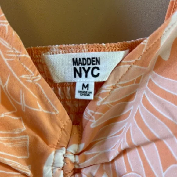 Floral Short Sleeve Tie Back Crop Blouse Hawaiian 🌺 - Picture 2 of 3